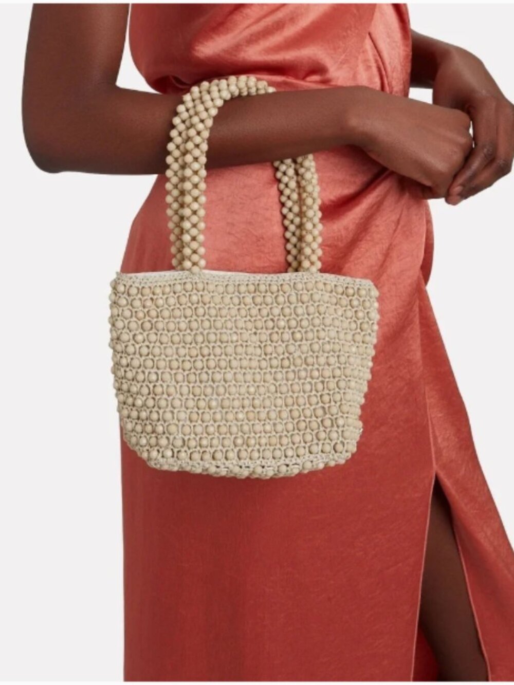 LOEFFLER RANDALL Mina Mini Beaded Tote Bag - $295. - Picture 3 of 15
